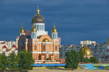 Beautiful churches in Kyiv Ukraine