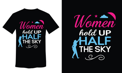 Woman typography t-shirt