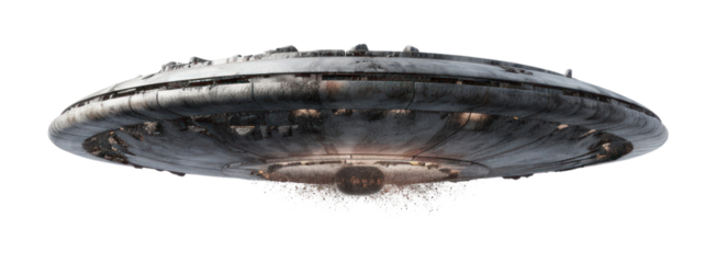 PNG Alien ufo vehicle transportation spaceship.