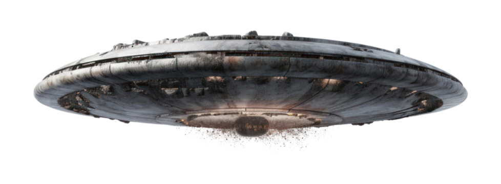 PNG Alien ufo vehicle transportation spaceship.