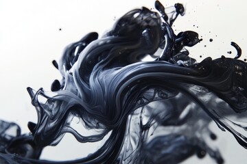 Black substance in water