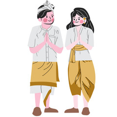 Balinese couple