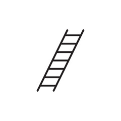 Ladder icon in liner stroke style