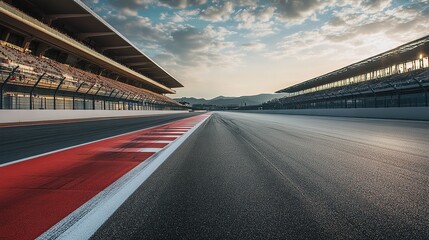 Fototapeta premium Race Track View