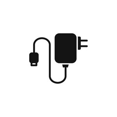 Charger icon Simple thin line flat symbol