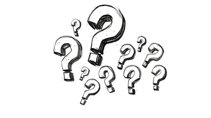 Question Mark: A symbol of Questions and Curiosity, Unlocking Knowledge and Solutions, brainstorming, reflective thinking.