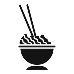 Kimchi icon Simple thin line flat symbol