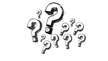 Question Mark: A symbol of Questions and Curiosity, Unlocking Knowledge and Solutions, brainstorming, reflective thinking.