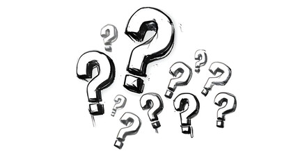 Question Mark: A symbol of Questions and Curiosity, Unlocking Knowledge and Solutions, brainstorming, reflective thinking.