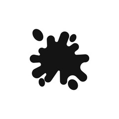 Slime icon Simple thin line flat symbol