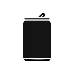 Soda can icon Simple thin line flat symbol