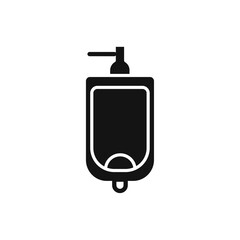 Urinal icon Simple thin line flat symbol