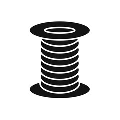 Wire icon Simple thin line flat symbol