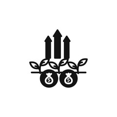 Yield icon Simple thin line flat symbol