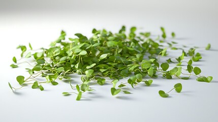 Obraz premium Lush Green Vines: A Serene Minimalist Botanical Study
