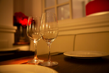 Mesa de un restaurante italiano