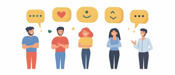 Customer service representative gathering feedback from customers to improve services and products  -