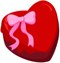 heart with ribbon