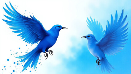 dove in the sky