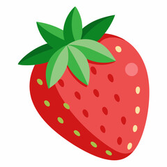 strawberry isolated on white