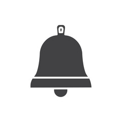 Bell icon Symbol mark in filled style