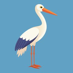stork vector