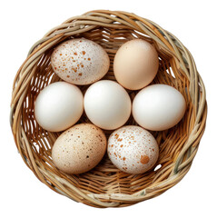 PNG Eggs on basket food.