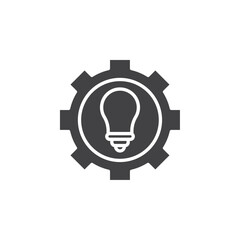 Solution icon Symbol mark in filled style
