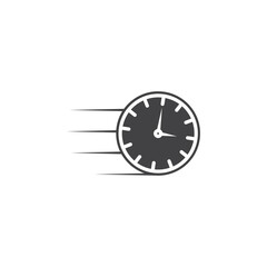 Time fast icon Symbol mark in filled style