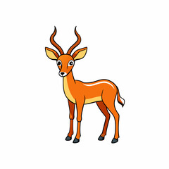 antelope vector illustration