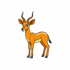 antelope vector illustration