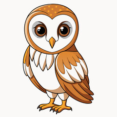 owl, bird, cartoon, animal, vector, illustration, cute, nature, eyes, character, brown, tree, feather, wise, beak, drawing, branch, design, wild, wing, night, art, icon, fun, funny