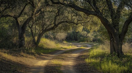 Fototapeta premium road in the woods
