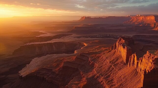 grand canyon sunset - Powered by Adobe