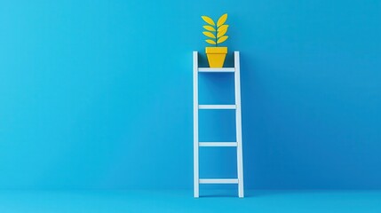 Illustration of a mixed fund ladder with equity and bond rungs, balanced investment strategy, structured growth