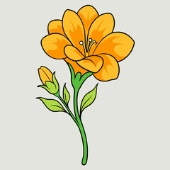 Naklejka premium bouquet of flowers