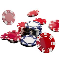 
Poker chips transparent background

