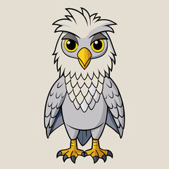 harpy eagle on a branch