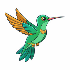 hummingbird in flight