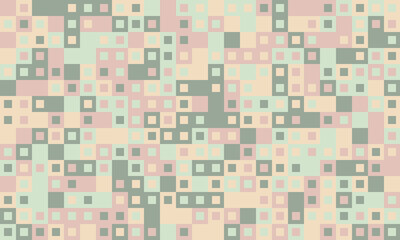 Geometric grid pattern with textured cubes and bright colours. Great for trendy, minimal designs, fabric prints, or background decor.