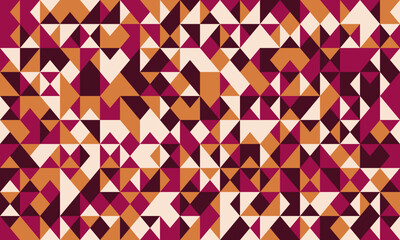 Modern geometric pattern with artistic shapes and seamless repetition. Ideal for textile prints, abstract backgrounds, and trendy poster designs.