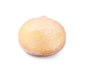 Delicious mochi isolated on white. Traditional Japanese dessert