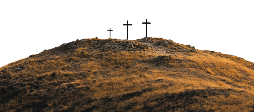 PNG Three Crosses On Hill cross symbol nature.