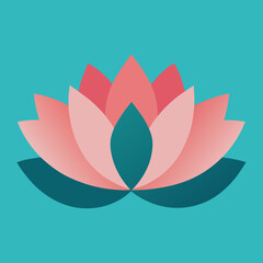 lotus flower vector illustration