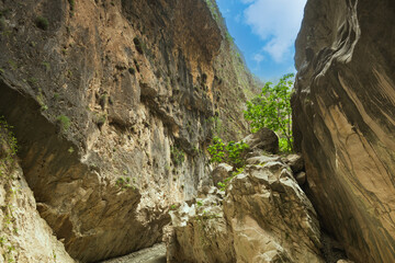 Saklikent National Park with canyon and river in Fethiye, Turkey. 