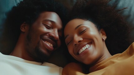 Blissful Couple - A Moment of Joy and Connection