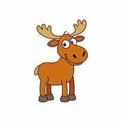 moose vector illustration