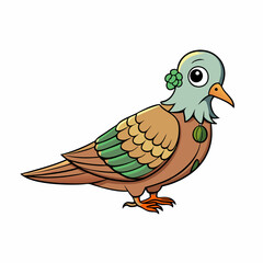 mourning dove on branch