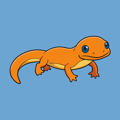 funny cartoon newt