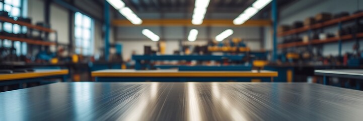 Industrial workshop interior representing functionality, precision, depth, and craftsmanship.

